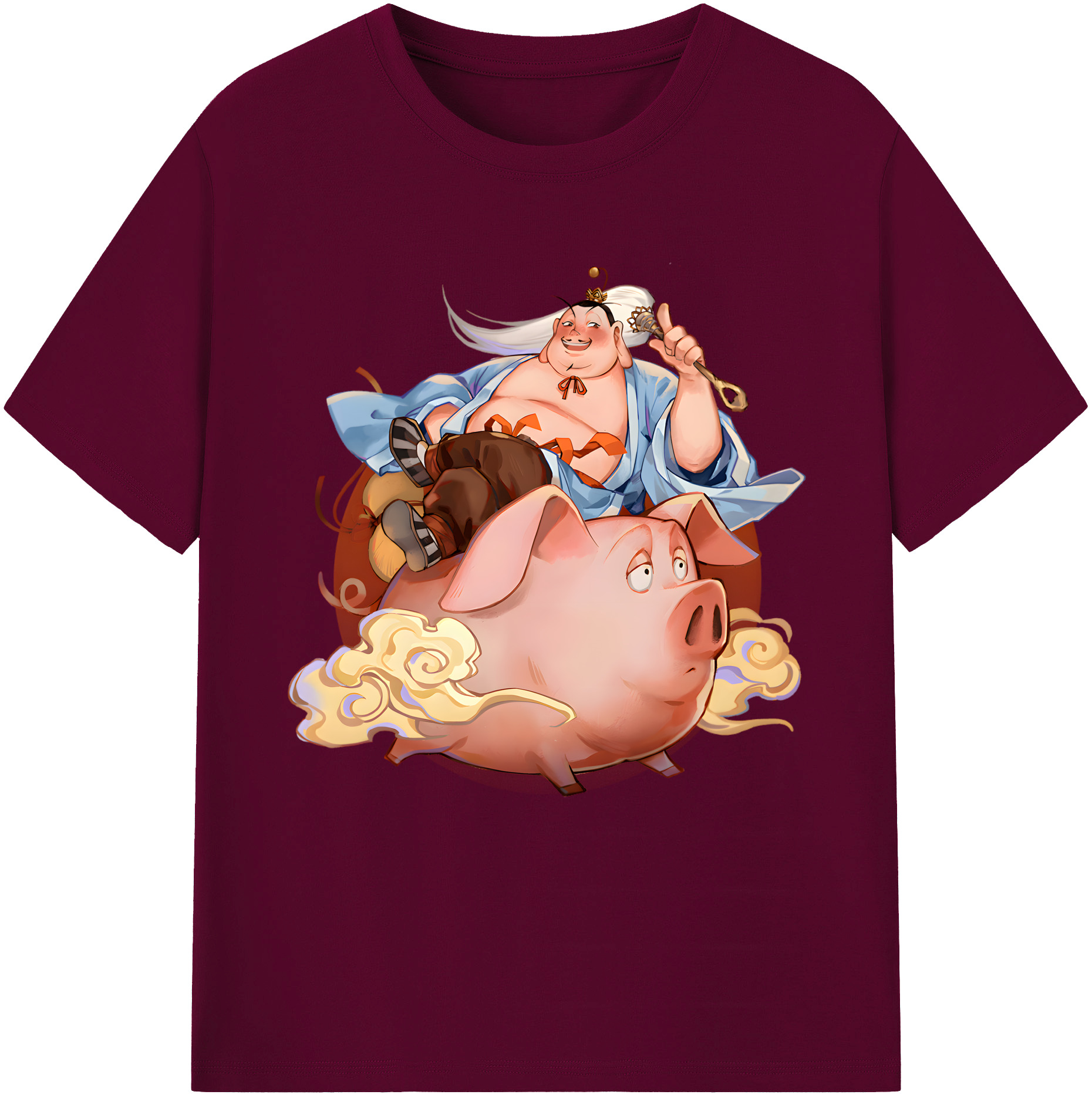 （画像用） Ne Zha 2 ナタ 魔童の大暴れ レディースカジュアルプリントTシャツ（綿100％）